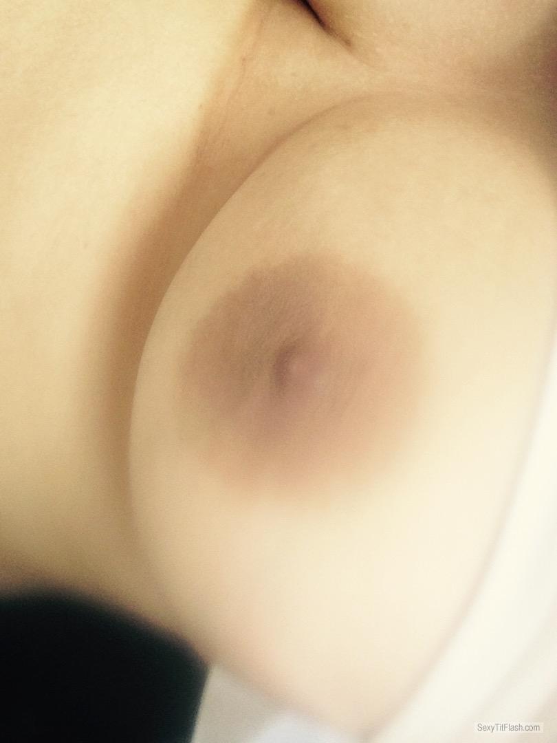 Tit Flash: My Big Tits - Topless Smooth from United Kingdom